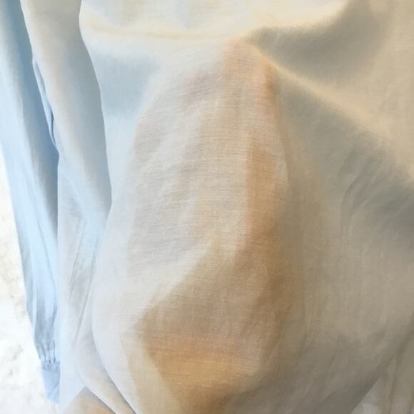 LOFT Light Blue Button Up Shirt - Picture 11 of 11